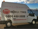 Mobile Tyre Van in Glenrothes - View larger image